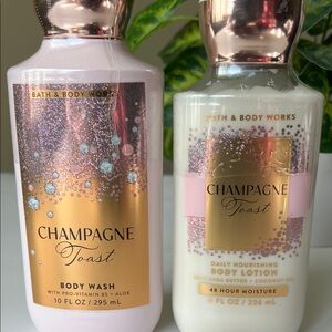 Bath & Body Works Champagne Toast Body Wash and Lotion set